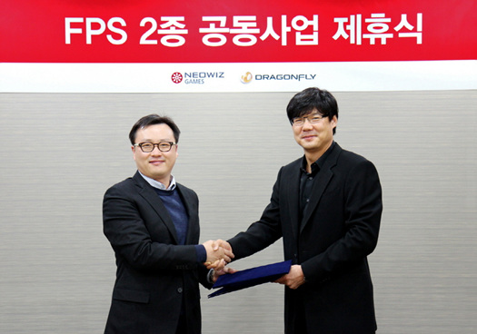 네오위즈게임즈-드래곤플라이 FPS 2종 공동사업 제휴식1.jpg